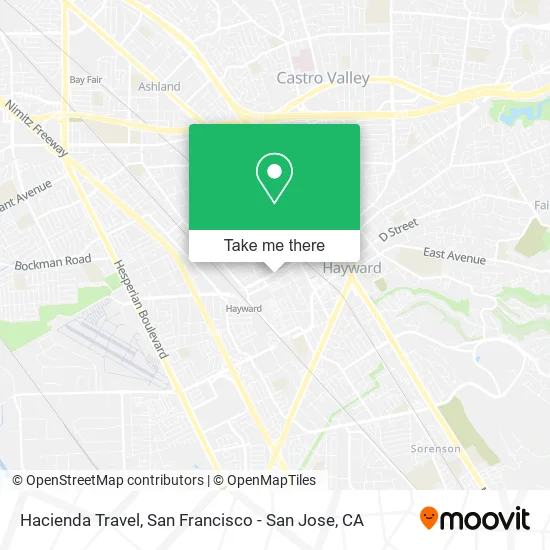 Hacienda Travel map