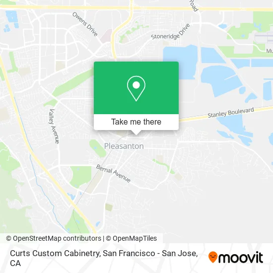 Curts Custom Cabinetry map