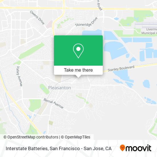 Interstate Batteries map