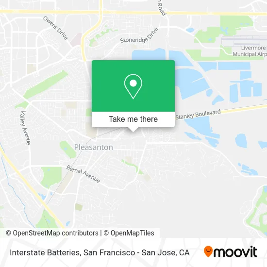Interstate Batteries map