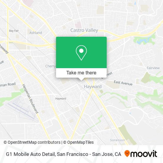 G1 Mobile Auto Detail map