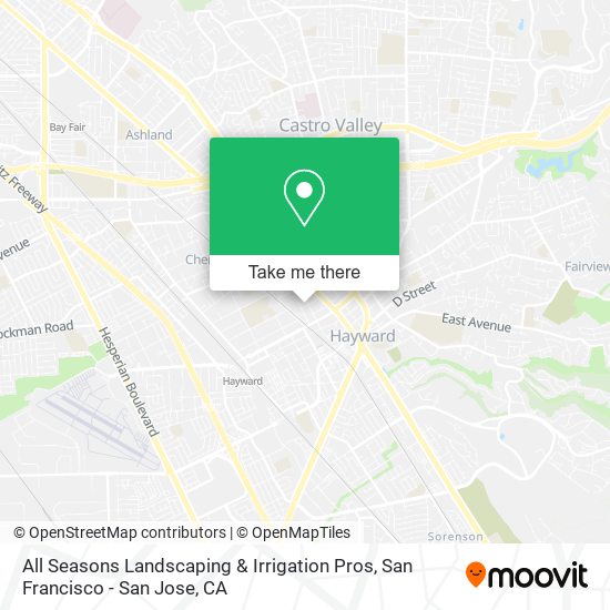 Mapa de All Seasons Landscaping & Irrigation Pros