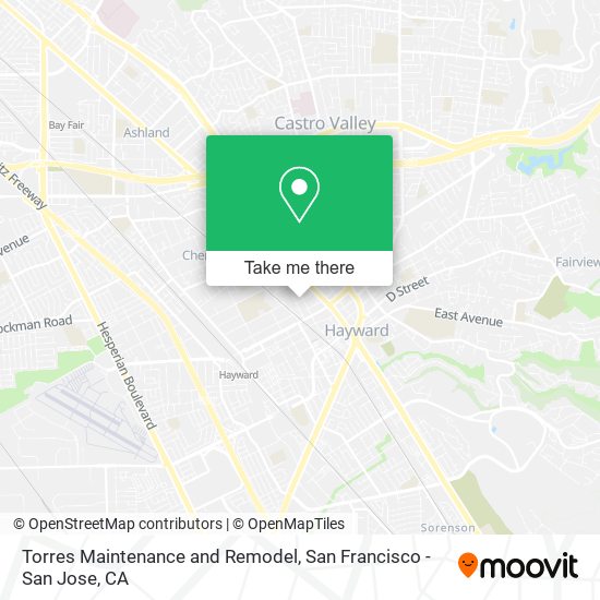 Torres Maintenance and Remodel map