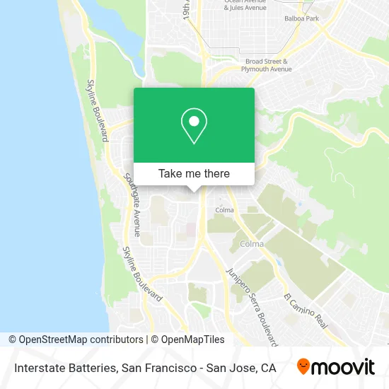 Interstate Batteries map