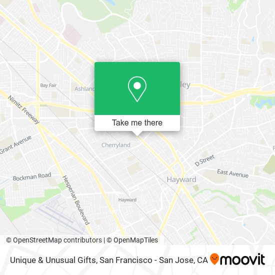 Mapa de Unique & Unusual Gifts