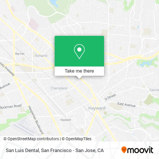 San Luis Dental map