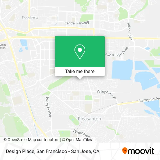 Mapa de Design Place