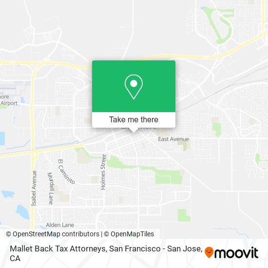 Mapa de Mallet Back Tax Attorneys