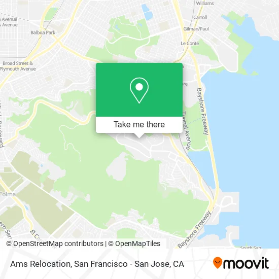 Ams Relocation map