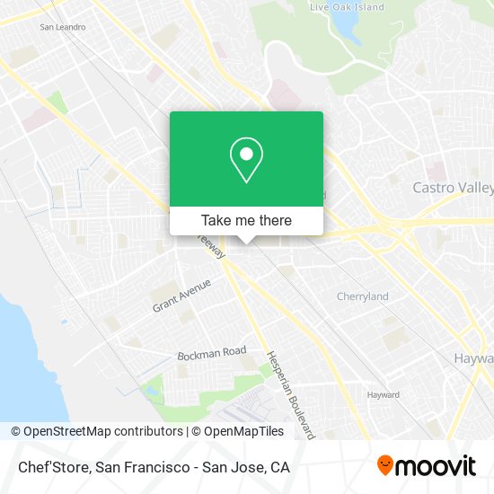 Mapa de Chef'Store