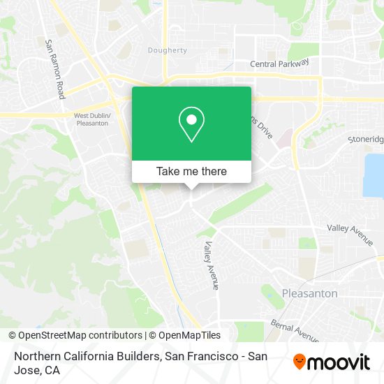 Mapa de Northern California Builders