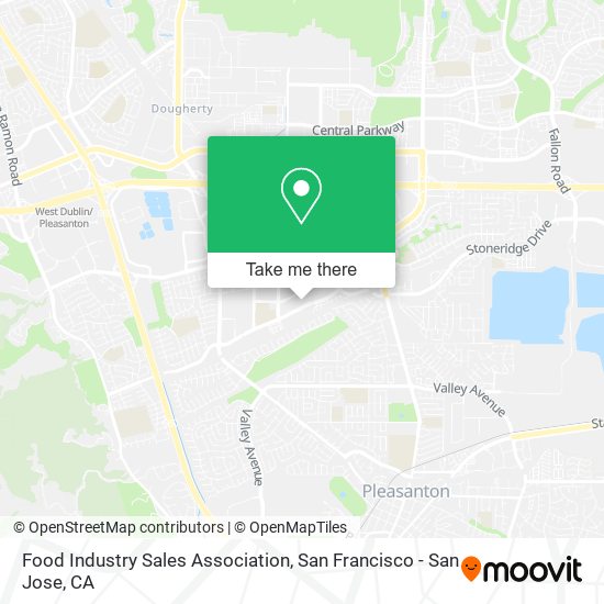 Food Industry Sales Association map