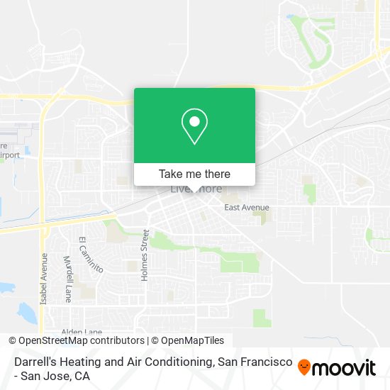 Darrell's Heating and Air Conditioning map