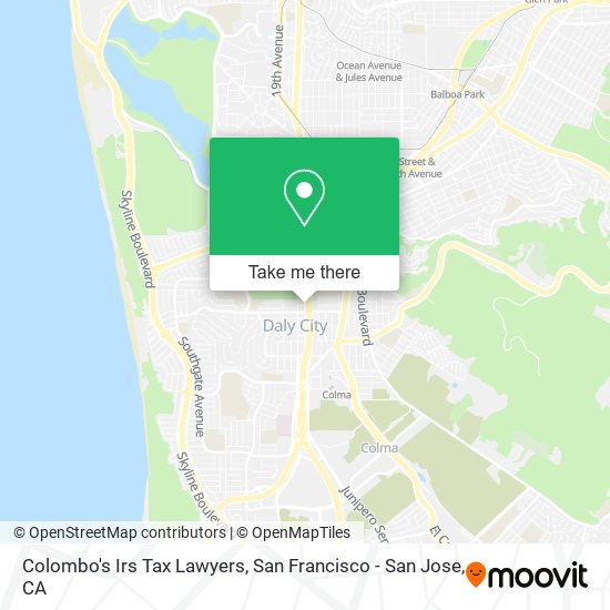 Mapa de Colombo's Irs Tax Lawyers