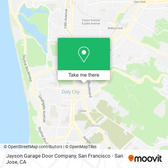 Mapa de Jayson Garage Door Company