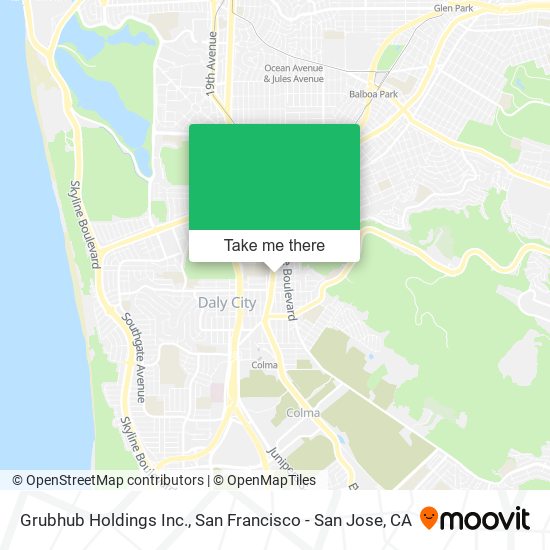 Grubhub Holdings Inc. map