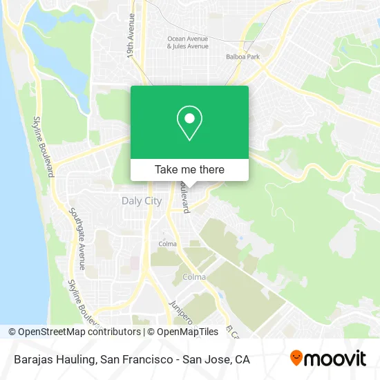Mapa de Barajas Hauling