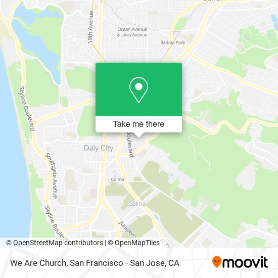 We Are Church map