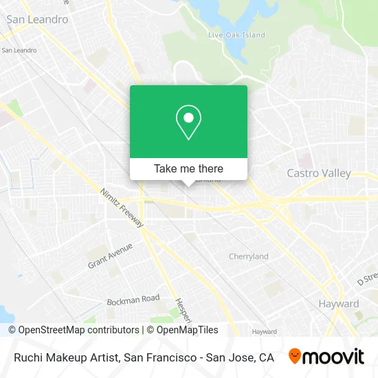 Ruchi Makeup Artist map