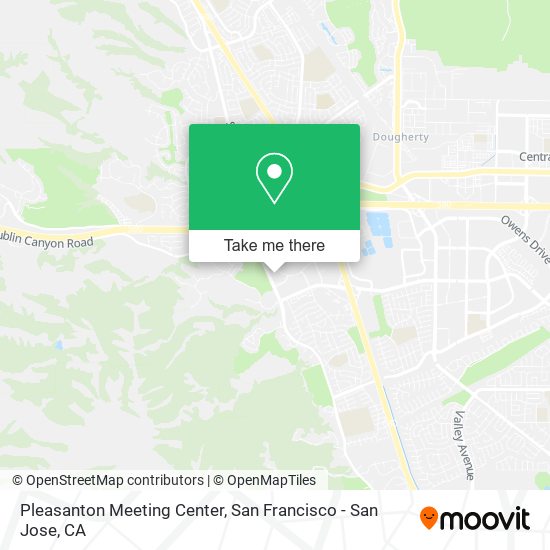 Pleasanton Meeting Center map