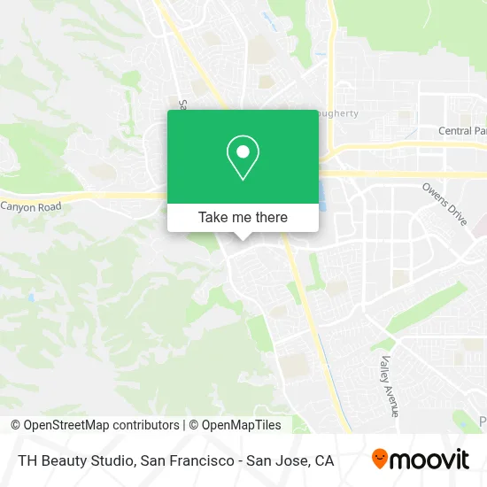 TH Beauty Studio map