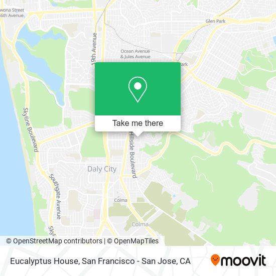 Eucalyptus House map