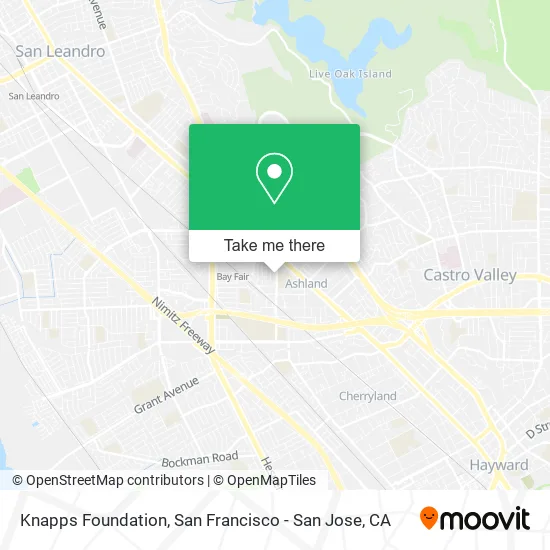 Knapps Foundation map