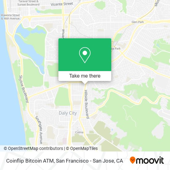 Mapa de Coinflip Bitcoin ATM