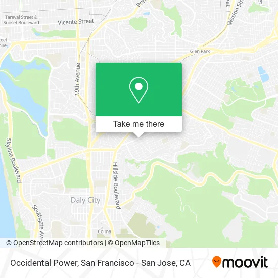 Occidental Power map