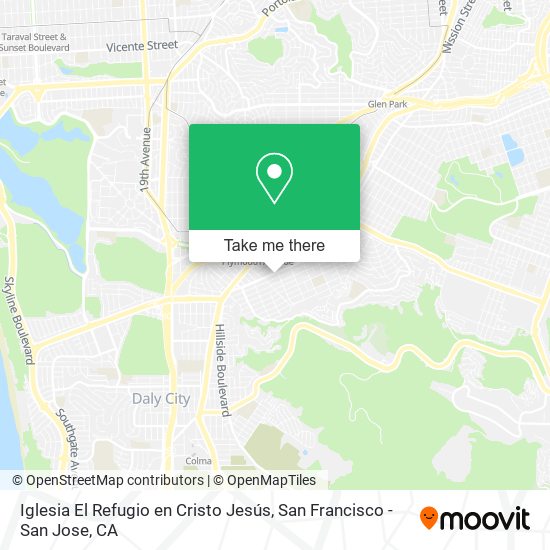 Iglesia El Refugio en Cristo Jesús map
