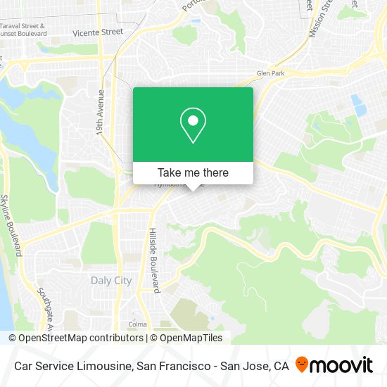 Car Service Limousine map