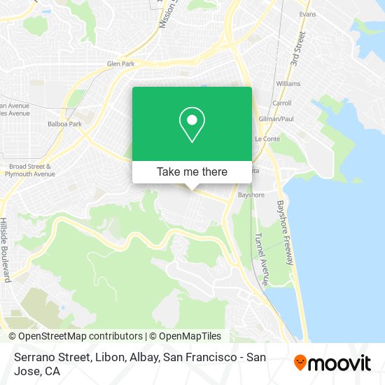Serrano Street, Libon, Albay map