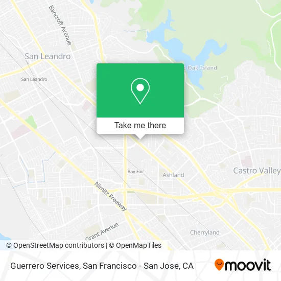 Guerrero Services map