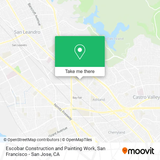Escobar Construction and Painting Work map
