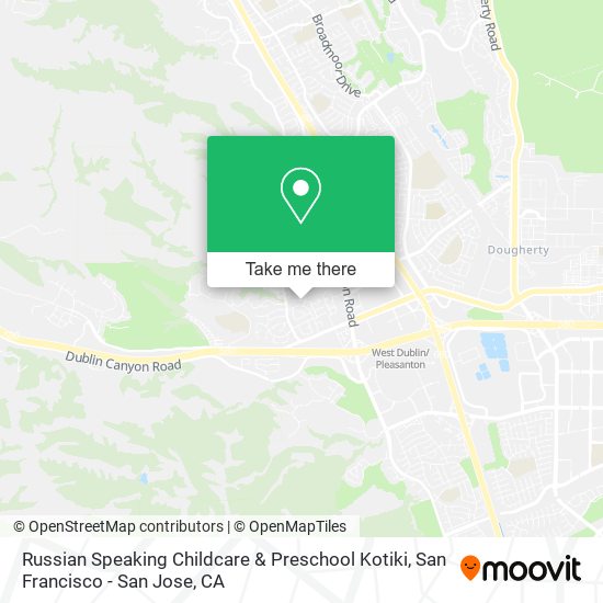 Russian Speaking Childcare & Preschool Kotiki map