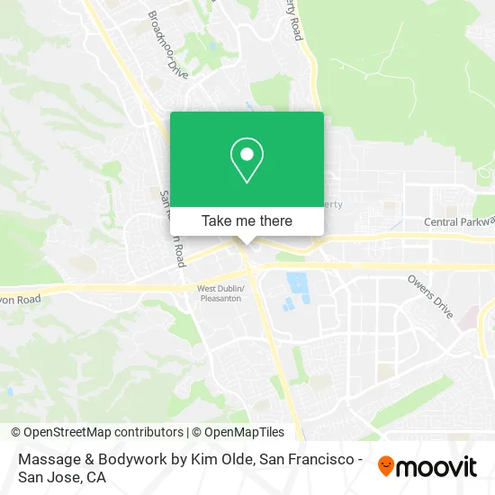 Mapa de Massage & Bodywork by Kim Olde