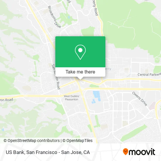 Mapa de US Bank