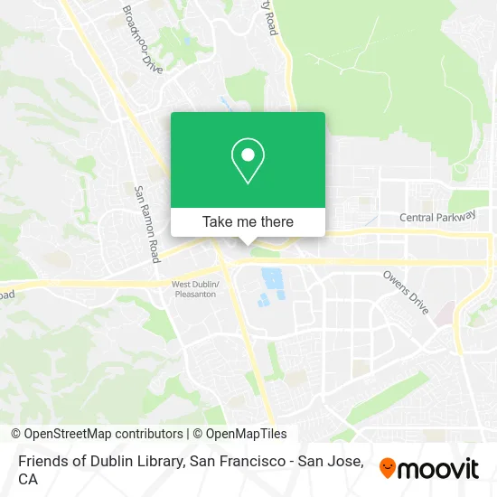 Friends of Dublin Library map