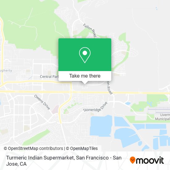 Mapa de Turmeric Indian Supermarket
