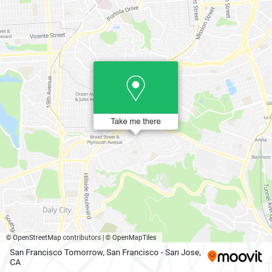 Mapa de San Francisco Tomorrow