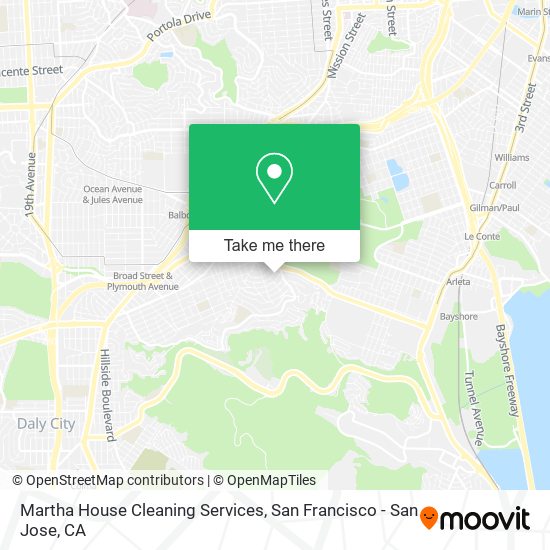 Martha House Cleaning Services map