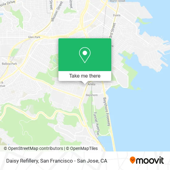 Daisy Refillery map