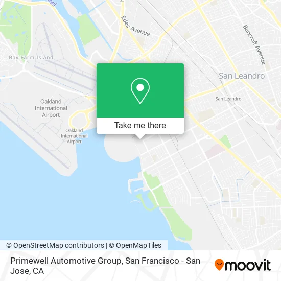 Primewell Automotive Group map
