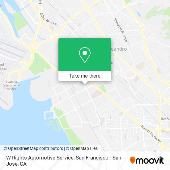 Mapa de W Rights Automotive Service