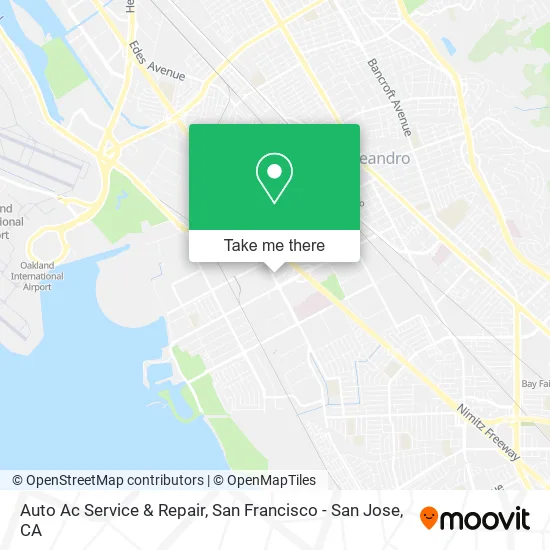 Auto Ac Service & Repair map