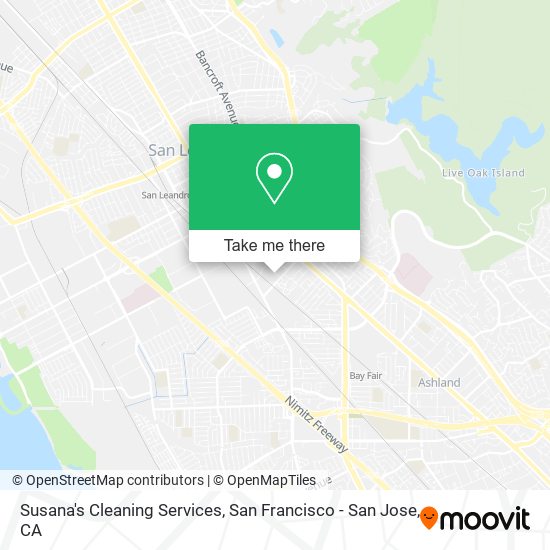 Susana's Cleaning Services map