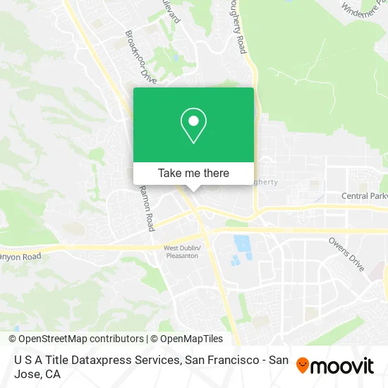 Mapa de U S A Title Dataxpress Services