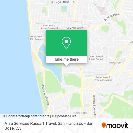 Visa Services Russart Travel map