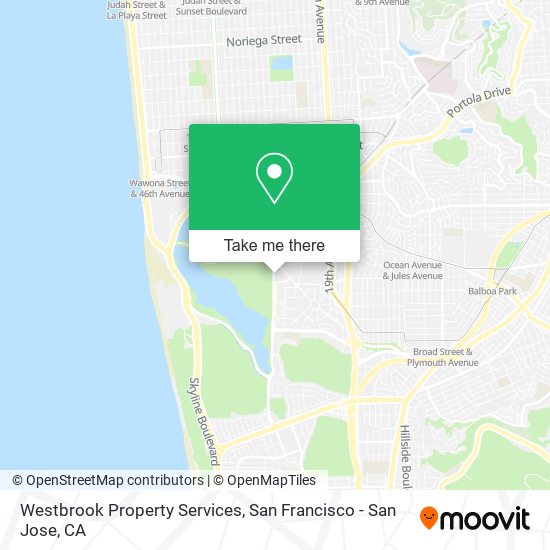 Westbrook Property Services map