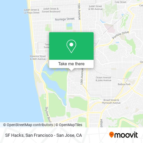 SF Hacks map